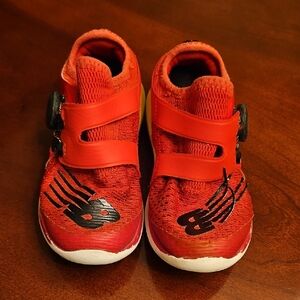 New Balance Red Sneakers Velcro Athletic Design